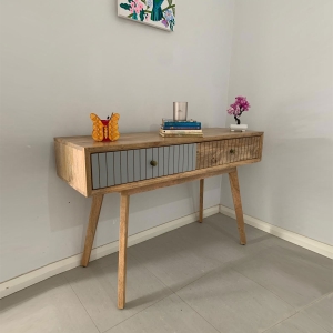 solid wood console table