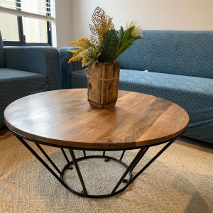 round coffee table